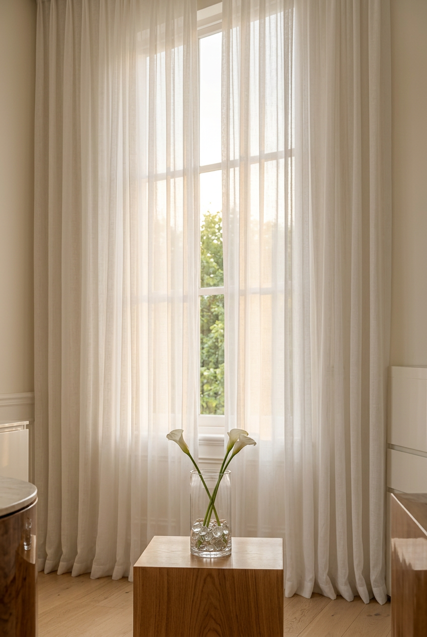 Motorized drapery & sheers