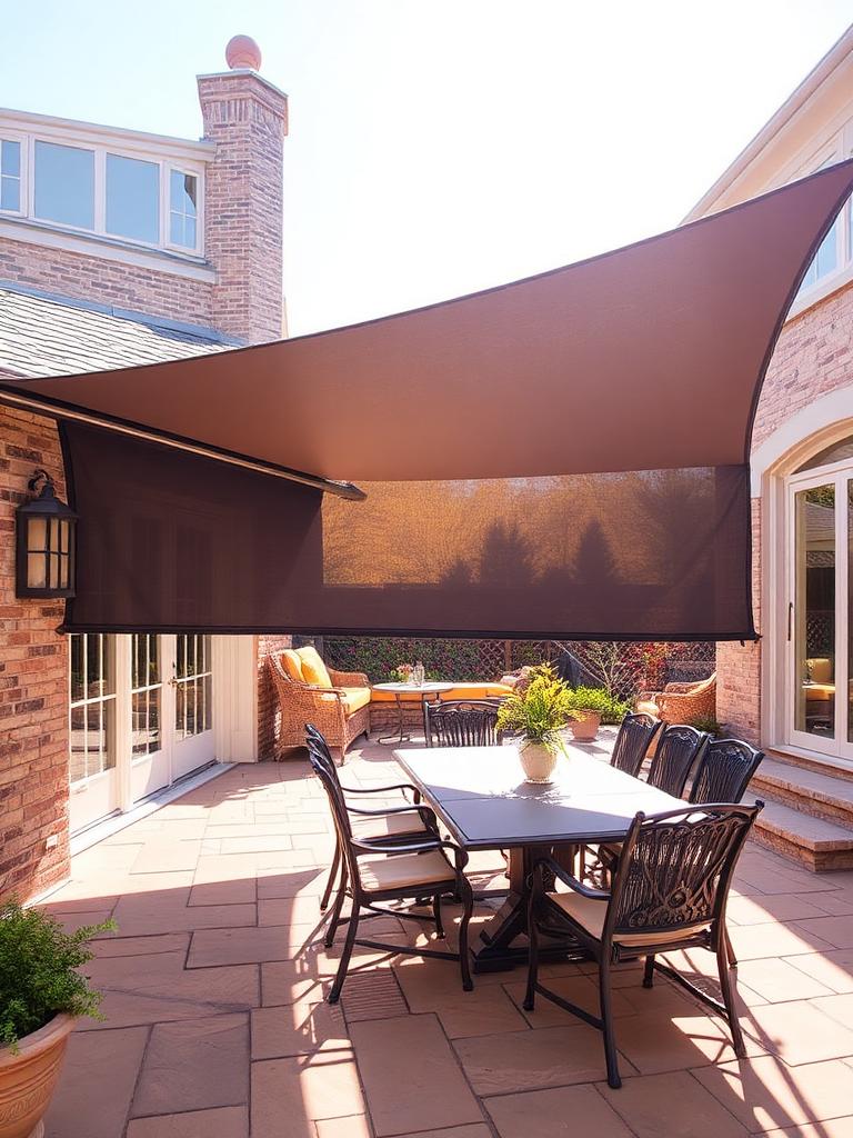 MaestroShield® exterior patio shade installation