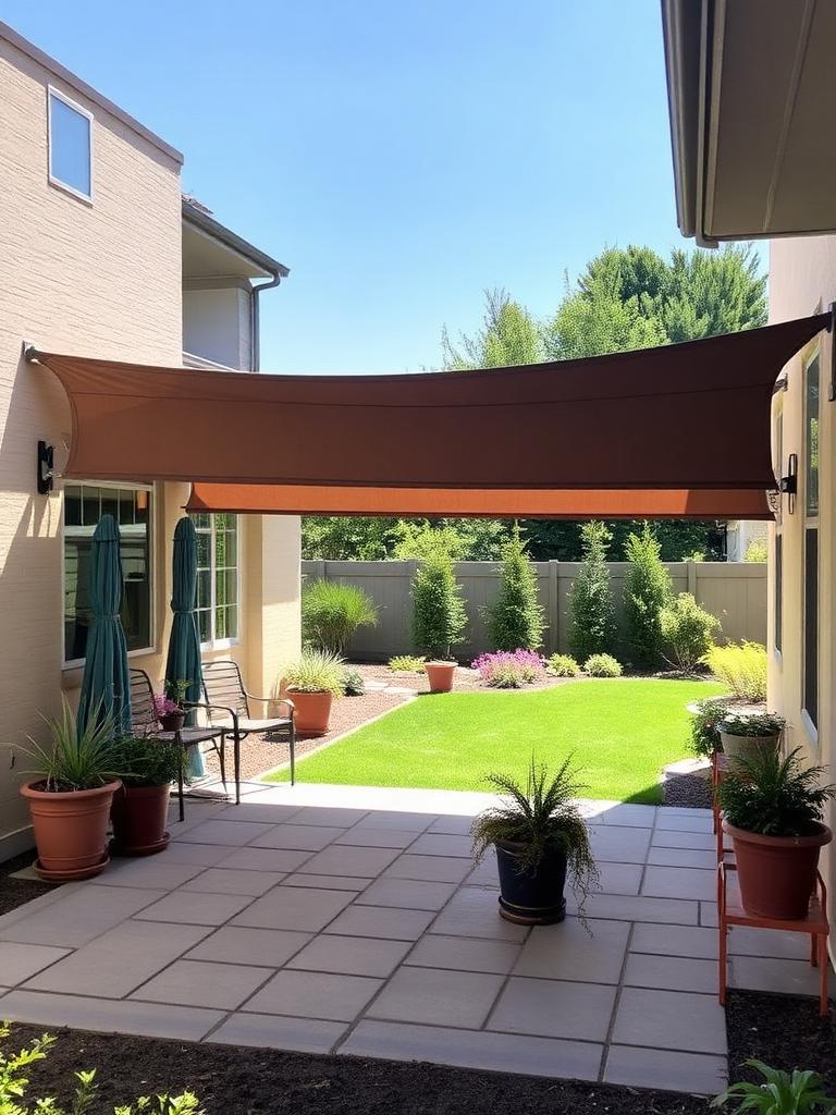 OASIS exterior patio shade installation