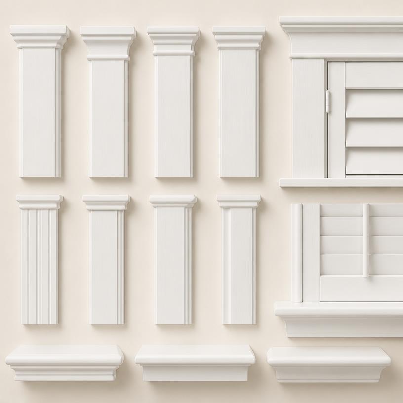 Casing & Sill Options shutter frame option