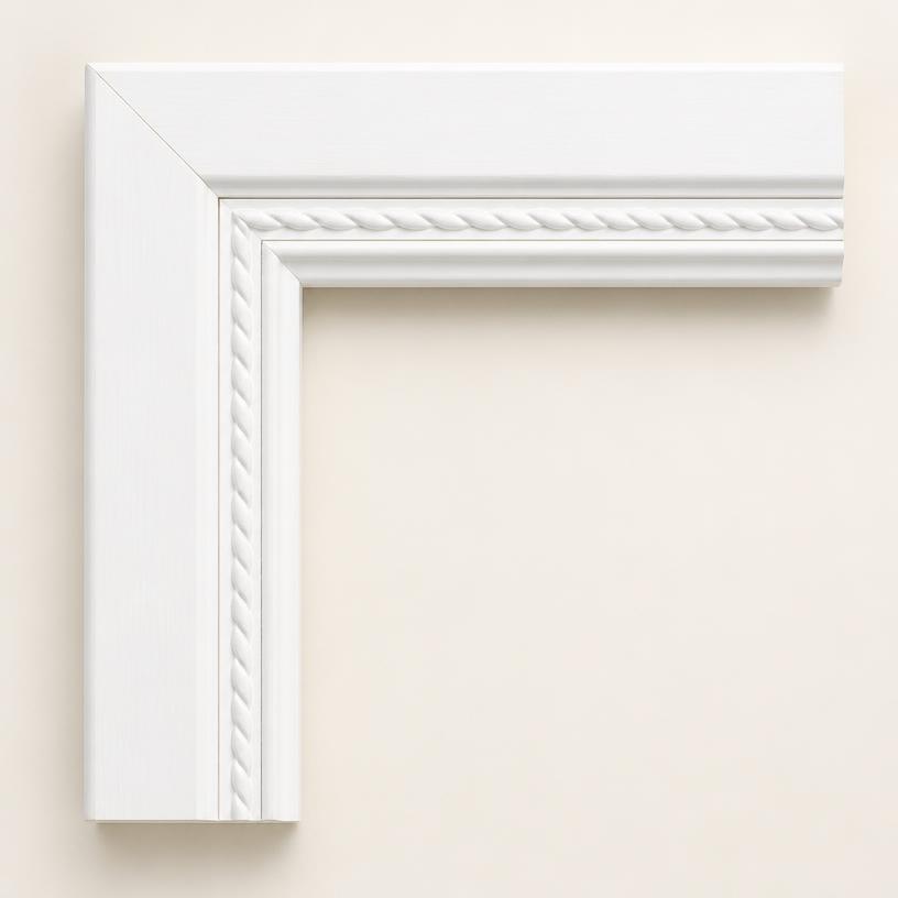 Decorative L-Frame shutter frame option
