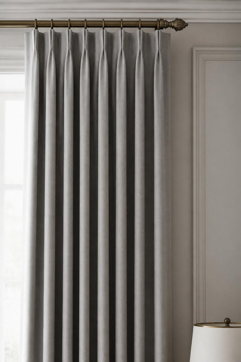 Tailored Pleat drapery heading