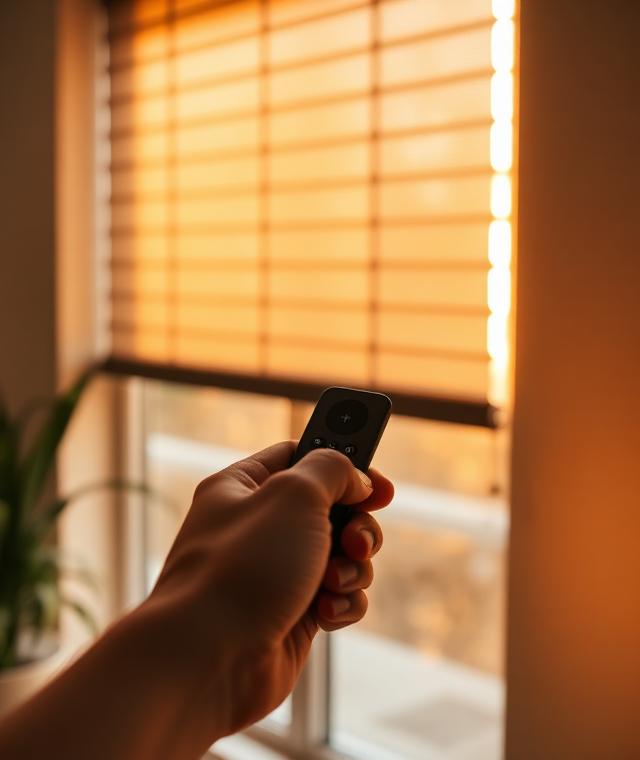 Smart Home window treatment example