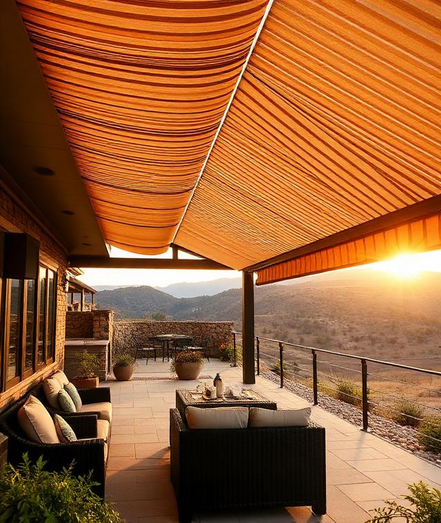 Patio Shades window treatment example