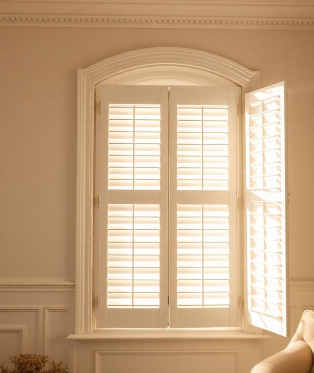 Shutters window treatment example
