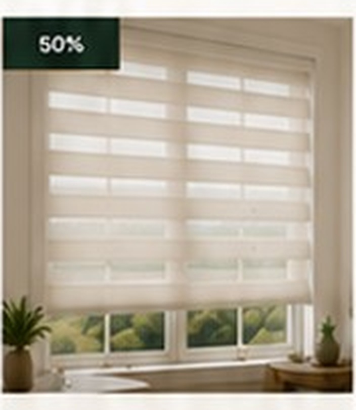 Sheer shades balanced control