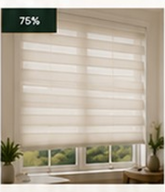 Sheer shades increased privacy