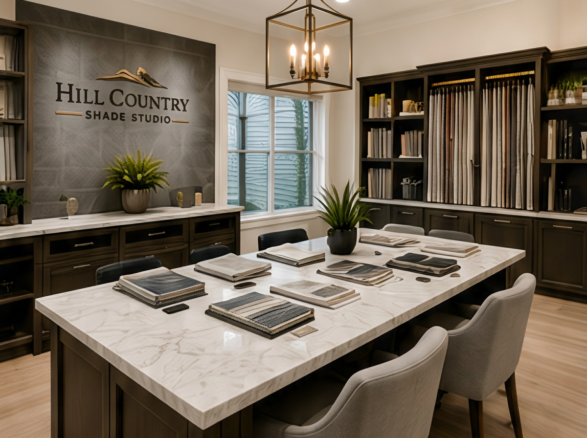 Hill Country Shade Studio design showroom